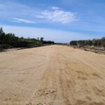 09 października  km 599+700 budowa nasypu przygotowanie GWN