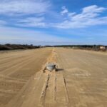 09 października  km 604+400 budowa nasypu przygotowanie GWN