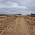 14 października  km 601+500’ budowa nasypu