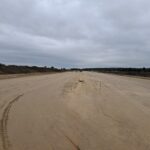 14 października  km 604+400 budowa nasypu przygotowanie GWN