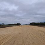 14 października  km 605+300’ budowa nasypu przygotowanie GWN