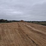 14 października  km 610+050’ budowa nasypu