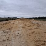 14 października  km 610+700 budowa nasypu