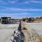 21 października  km 598+200  nawierzchnia betonowa C35_45 widok w kierunku odcinka VII