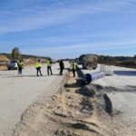 21 października  km 598+200‘ wykonano podbudowę zasadniczą C8_10