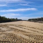 21 października  km 599+700 budowa nasypu przygotowanie GWN