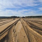 21 października  km 608+950 budowa nasypu i kanalizacji deszczowej