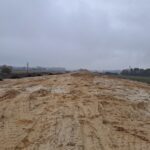 29 października  km 610+700 budowa nasypu