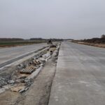 12 listopada  km 598+200  nawierzchnia betonowa C35_45 widok w kierunku odcinka VII