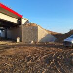 25 listopad 2024 obiekt WD-43 podporą P3 mur M2 docięcie muru