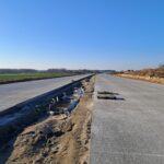 26 listopada  km 598+200‘ wykonano nawierzchnię betonową C35_45