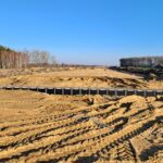 26 listopada  km 608+950’ budowa nasypu budowa PP_69