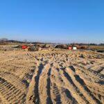 26 listopada  km 610+700’ widok w kierunku odcinka IX budowa nasypu