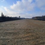 03 grudnia  km 599+700 budowa nasypu przygotowanie GWN