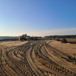 03 grudnia  km 608+950 budowa nasypu i kanalizacji deszczowej