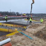 09 grudzień 2024 obiekt WD-43 podpora P3 beton płyty najazdowej