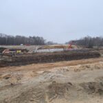 10 grudnia km 599+700’ budowa nasypu budowa podpór PZM-13L(L,P)