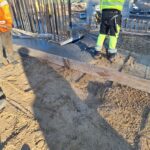 13 grudzień 2024 obiekt PZDd-41A podpora P1 beton podkładowy pod oczep