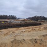 18 grudnia km 599+700’ budowa nasypu budowa podpór PZM-13L(L,P)