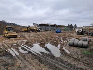 18 grudnia km 602+900’ budowa nasypu budowa ustroju nośnego WD_69A