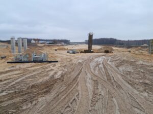 18 grudnia km 606+150’ roboty ziemne budowa podpór WD_72