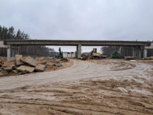 18 grudnia km 606+900 budowa ustroju nośnego WD_73C