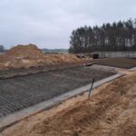 18 grudnia km 608+300’ budowa nasypu zbrojenie płyt przejściowych PZM_14A