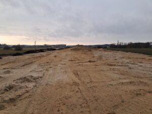 18 grudnia km 610+700 budowa nasypu