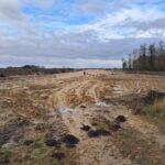 23 grudnia km 602+900 budowa nasypu