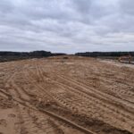 23 grudnia km 608+950 budowa nasypu i kanalizacji deszczowej