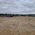 23 grudnia km 610+700’ budowa nasypu widok w kierunku odcinka IX