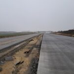 30 grudnia km 598+200 nawierzchnia betonowa C35_45 widok w kierunku odcinka VII