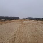 30 grudnia km 601+500 budowa nasypu