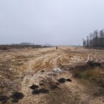 30 grudnia km 602+900 budowa nasypu