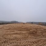 30 grudnia km 608+950 budowa nasypu i kanalizacji deszczowej