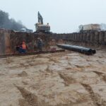 08 stycznia 2025 obiekt PZSg-38B podpora 1B wykop etap I i montaz ram