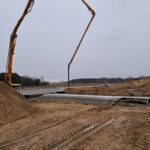 08 stycznia km 608+300’ budowa nasypu betonowanie płyt przejściowych PZM_14A