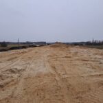 08 stycznia km 610+700 budowa nasypu