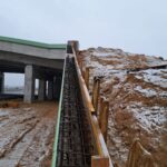 09 stycznia 2025 obiekt PZŚg-48a betonowanie gzymsów P1 I P3 od strony Warszawy