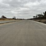 10 stycznia 2025 km 565+900 – Widok na TG w kierunku wschodnim