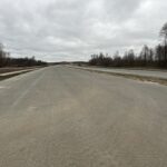 10 stycznia 2025 km 565+900 – Widok na TG w kierunku zachodnim