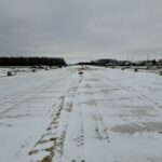 13 stycznia km 601+500 budowa nasypu