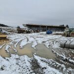 13 stycznia km 602+900’ budowa nasypu budowa ustroju nośnego WD_69A