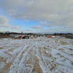 13 stycznia km 610+700’ budowa nasypu widok w kierunku odcinka IX