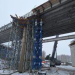 15 stycznia 2025 obiekt WA-41 montaż belek przęsło P1-P2