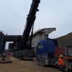 17 stycznia 2025 obiekt WA-41 montaż belek przęsło 3