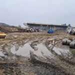 21 stycznia km 602+900’ budowa nasypu budowa ustroju nośnego WD_69A