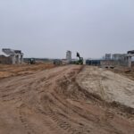 21 stycznia km 605+300 zabezpieczenie piaskiem podbudowy C5_6 budowa ustroju nośnego WD_71