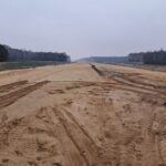 21 stycznia km 606+900’ przygotowanie GWN budowa kanalizacji deszczowej