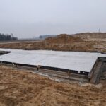 21 stycznia km 608+300’ budowa nasypu wykonana płyta przejściowych PZM_14A